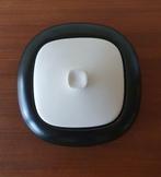 Vintage Villeroy & Boch 1118 dekselschaaltje zwart wit, Ophalen of Verzenden