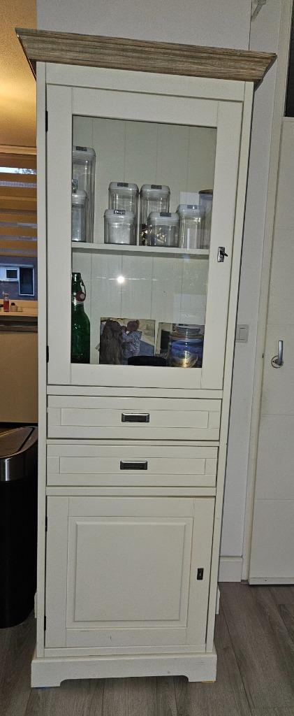 Vitrinekast, Huis en Inrichting, Kasten | Vitrinekasten, Gebruikt, 150 tot 200 cm, 50 tot 100 cm, 25 tot 50 cm, Ophalen