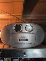 Philips radio cassette recorder met CD, Ophalen, Gebruikt, Radio, Met cd-speler