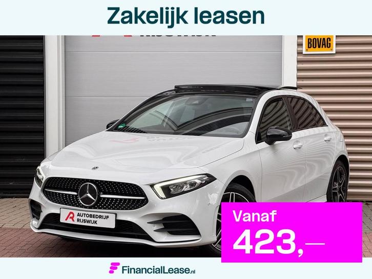 Mercedes-Benz A-klasse 250 e Business Solution AMG Pano/Sfee, Auto's, Mercedes-Benz, Bedrijf, Lease, Financial lease, A-Klasse