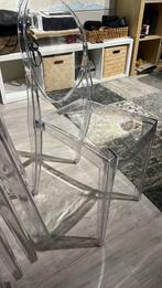 Eetkamerstoelen 6 x Kartel victoria ghost, Huis en Inrichting, Ophalen, Kunststof, Overige kleuren, Transparante design stoel