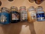 Yankee candle - partij medium jars, Overige materialen, Ophalen of Verzenden, Zo goed als nieuw, Kaars