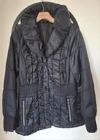 Prachtige zwarte dames winterjas mt 38 izgs, Ophalen of Verzenden, Zo goed als nieuw, Maat 38/40 (M), Zwart