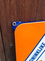 Pracht emaille tekstbord uit de luchtvaart branche🛩, Reclamebord, ., Ophalen of Verzenden, Zo goed als nieuw