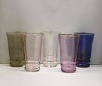 Vintage luster waterglazen Art Deco stijl, Ophalen of Verzenden