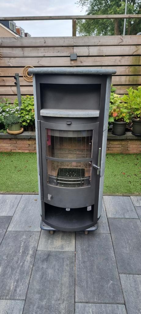 Speksteenkachel Drooff Varese - 4/8 kW, Huis en Inrichting, Kachels, Gebruikt, Vrijstaand, Houtkachel, Hout, Ophalen