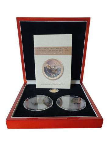Nederland Scheepsmunten-set VOC Scheepswrak De Rooswijk 1737 beschikbaar voor biedingen