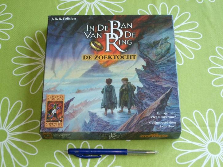 In de ban van de ring - de zoektocht, Hobby en Vrije tijd, Gezelschapsspellen | Bordspellen, Zo goed als nieuw, Een of twee spelers
