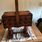 Vintage antiek naaikistje, Ophalen
