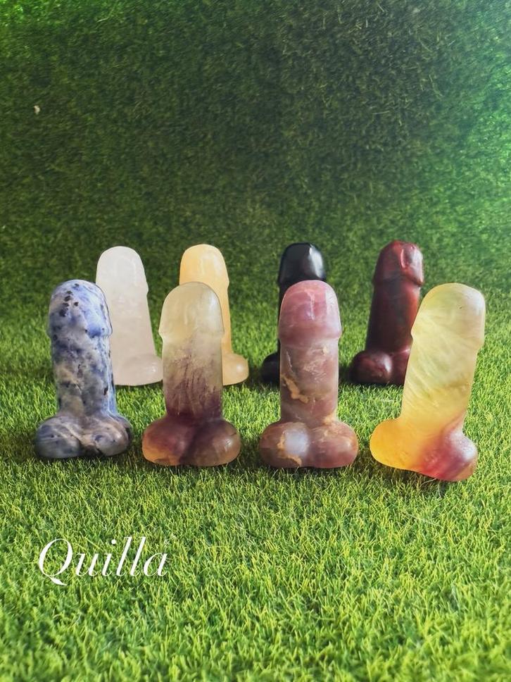 Mannelijke Beelden – Natuurlijke Mineralen, Tuin en Terras, Tuinbeelden, Zo goed als nieuw, Ophalen of Verzenden