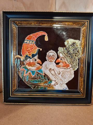 Tegel engels majolica beschikbaar voor biedingen