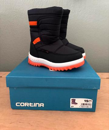 Nieuwe Cortina kinder snowboots maat 27 - donkerblauw/oranje beschikbaar voor biedingen