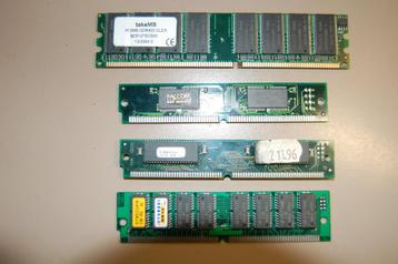 4 stuks Ram Geheugen voor PC diversen types/modellen: beschikbaar voor biedingen