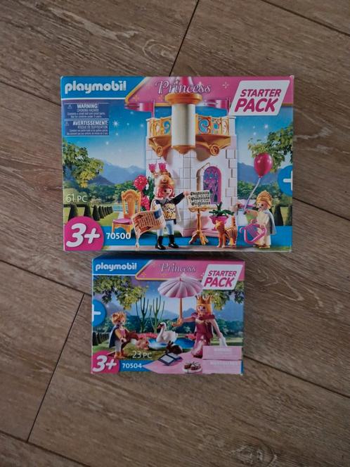 PlayMobiel Princess 70500 &70504, Kinderen en Baby's, Speelgoed | Playmobil, Zo goed als nieuw, Complete set, Ophalen of Verzenden