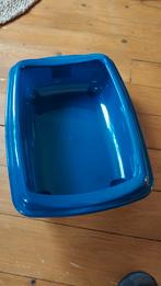 Kattenbak 40x30x12 cm blauw nieuw met prijstag, Ophalen of Verzenden, Nieuw, Open