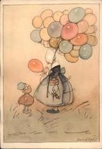 het ballonnenvrouwtje, Bas van der Veer 1937, Verzamelen, Verzenden, 1920 tot 1940, Gelopen, Kinderen