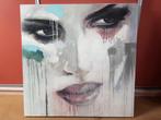 Hans Jochem Bakker schilderij Stay who you are 100 x 100 cm, Ophalen