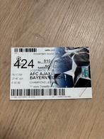Ajax - Bayern Munchen ticket 08-12-2004, Verzamelen, Ophalen of Verzenden