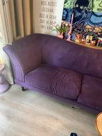 Paarse velvet bank, Gebruikt, Driepersoons, 75 tot 100 cm, Ophalen of Verzenden