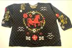 Gudrun Sjödén Trui met Paardje - Maat XXL 50/52, Kleding | Dames, Truien en Vesten, Gudrun Sjogen, Zwart, Maat 46/48 (XL) of groter