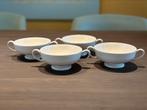 4 Wedgwood soepkommen Edme Plain, Ophalen of Verzenden, Zo goed als nieuw, Kom(men), Wedgwood