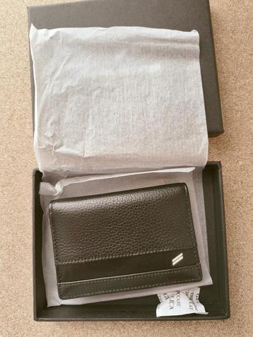 Card wallet van Daniel Hechter leder zwart 11 x 7 cm giftbox beschikbaar voor biedingen