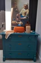 Antieke authentieke ladenkast, Huis en Inrichting, Kasten | Ladekasten, Ophalen, 50 tot 75 cm, 100 tot 150 cm