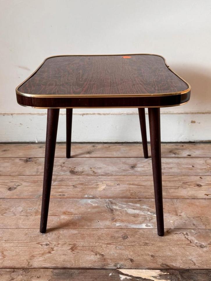 Midcentury design bijzettafeltje Formica, Antiek en Kunst, Antiek | Meubels | Tafels, Ophalen of Verzenden