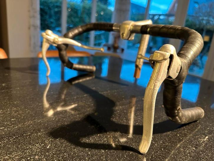 Vintage SR Racefiets Stuur Compleet, Fietsen en Brommers, Fietsonderdelen, Gebruikt, Racefiets, Stuur, Ophalen of Verzenden