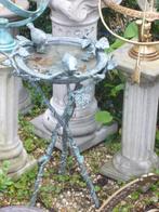 Vogelbad gietijzer graniet beton brons m/z voet Voederhuis, Ophalen