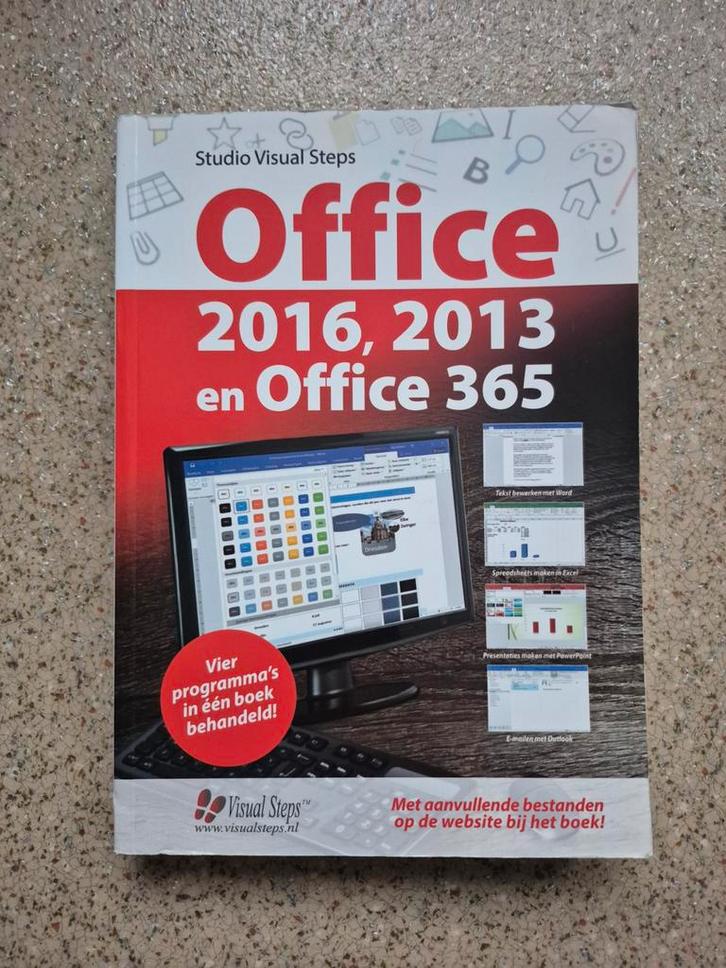 Studio Visual Steps - Office 2016, 2013 en Office 365, Boeken, Informatica en Computer, Zo goed als nieuw, Ophalen of Verzenden