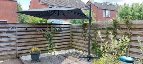 Zweefparasol Ibiza 3x3 meter met garantie, Tuin en Terras, Schuttingen, Nieuw, 3 tot 6 meter, Ophalen