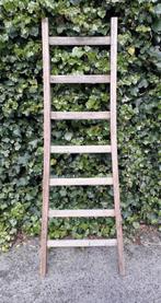 Decoratieve houten deel ladder 169 cm hoog, Tuin en Terras, Tuinwanddecoratie, Gebruikt, Ophalen