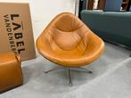 Nieuw Label Hidde Fauteuil Bovino Naturel leer Design stoel, Huis en Inrichting, Fauteuils, Nieuw, Leer, Ophalen of Verzenden