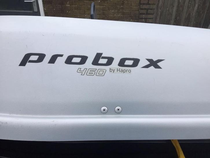 Hapro Probox 460 Dakkoffer - Ruim en Veilig!, Auto diversen, Dakkoffers, Gebruikt, Ophalen of Verzenden