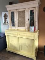Grote buffetkast, vintage, hout, kast, met pilaren, Ophalen, Gebruikt, 100 tot 150 cm, 200 cm of meer