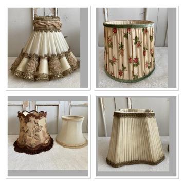 5x brocante lampenkap - lampenkappen beschikbaar voor biedingen