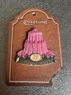Efteling pin 70 jaar hans en grietje, Verzamelen, Efteling, Ophalen of Verzenden, Nieuw, Button of Speldje