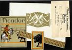 J. Bruning   set etiket   Picador, Ophalen of Verzenden, Gebruikt, Sigarenbandjes