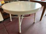 Ronde uittrekbare tafel, uit trek, verlengbaar, rond,, Ophalen, Gebruikt, 100 tot 150 cm, Rond