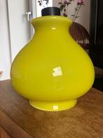 Space Age Opaline gele Hanglamp Vintage Retro 60-70, Ophalen, Gebruikt, Glas, Minder dan 50 cm