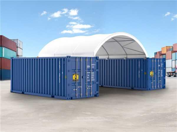 2024 Stahlworks 20ft 6x6 meter Shelter overkapping / tent tu, Zakelijke goederen, Machines en Bouw | Keten en Containers