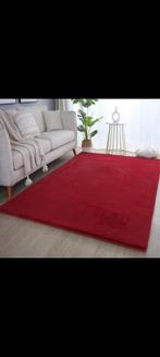 Vloerkleed pouffy 120x170 super zacht !! Rood nieuw!, Super zacht kwaliteit comfortabel klasse, 100 tot 150 cm, Nieuw, Ophalen of Verzenden