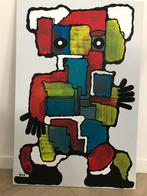 Groot schilderij., Antiek en Kunst, Kunst | Schilderijen | Abstract, Ophalen