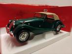 Morgan Berlinetta cabrio donkergroen Polistil metal 1:16 KRD, Hobby en Vrije tijd, Modelauto's | 1:18, Ophalen of Verzenden, Zo goed als nieuw