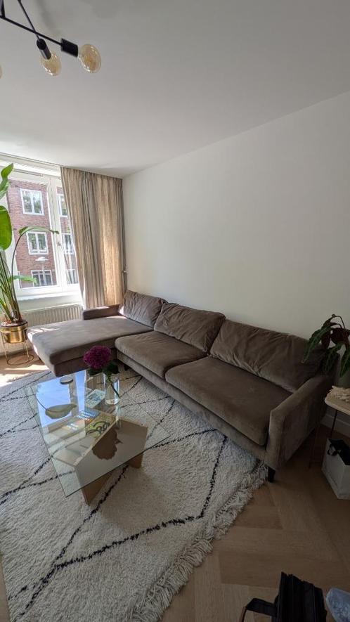 Corner sofa with chaise lounge (300cm W), Huis en Inrichting, Banken | Sofa's en Chaises Longues, Gebruikt, Vierpersoons of meer