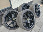 Vossen HF-5 22 inch Porsche Taycan set met banden, Auto-onderdelen, Banden en Velgen, Ophalen, Overige maten, 285 mm, Zomerbanden