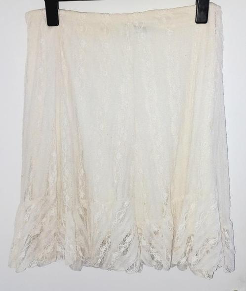 Lauren Vidal rok maat XXXL (46/48), Kleding | Dames, Grote Maten, Zo goed als nieuw, Rok, Wit, Ophalen of Verzenden