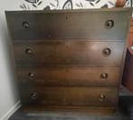 Deense ladekast kast Børgen Mogensen groen vintage, Ophalen, Gebruikt, 50 tot 100 cm, Met lade(s)