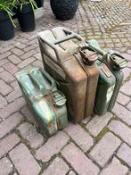 3 jerrycans staal, Auto diversen, Overige Auto diversen, Ophalen